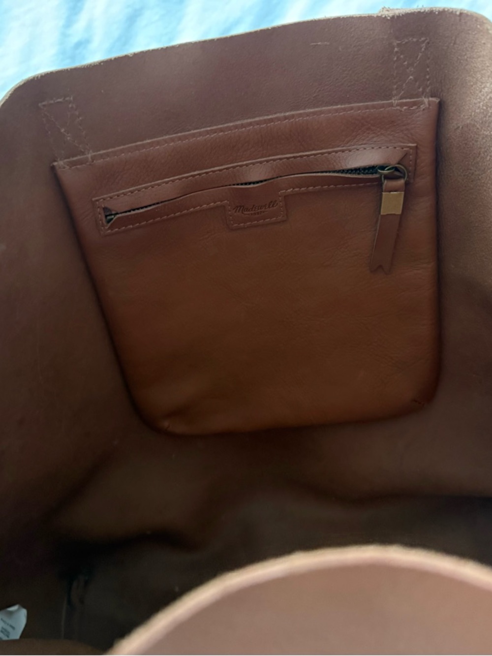 Classic Brown Leather Tote Bag - Picture 5 of 13